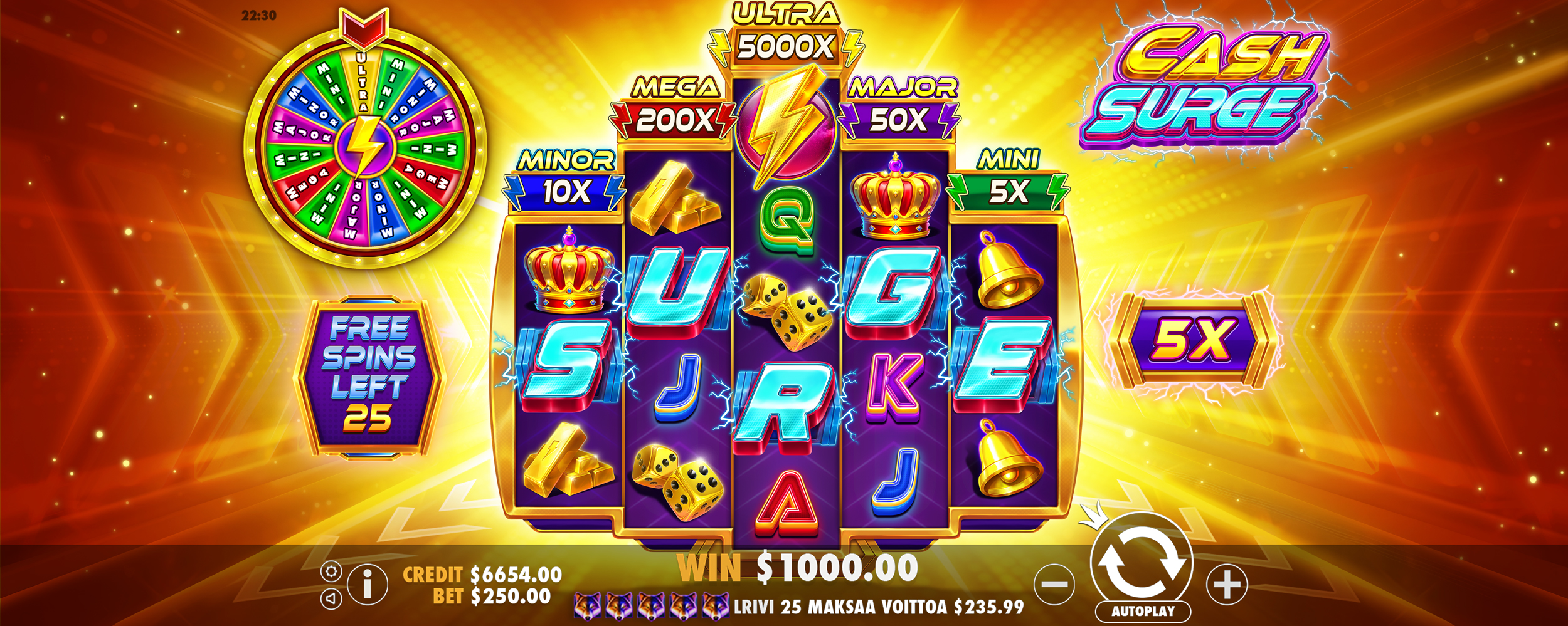Cash Surge - screenshot with slot description 4